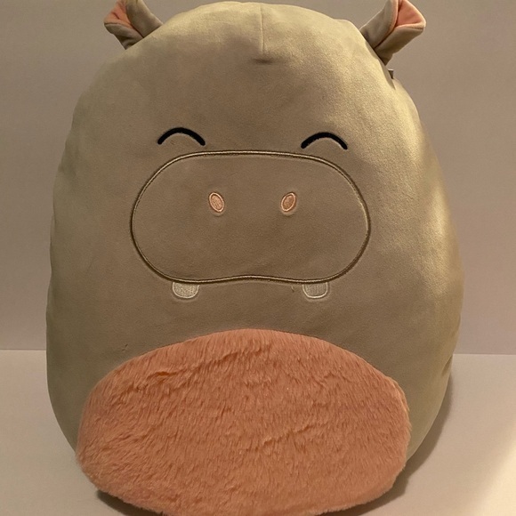 Squishmallows Harris the Hippo Size Large hippopotamus stuffed animal - Picture 1 of 5